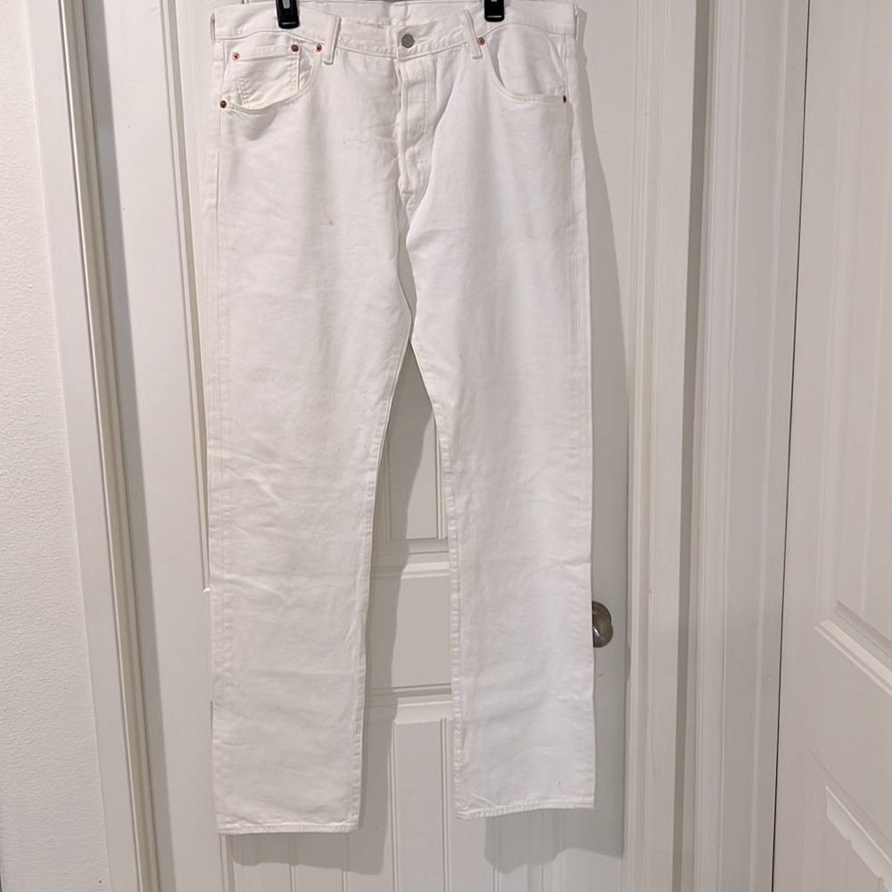 Vintage Levi Strauss 501 white denim size 38
